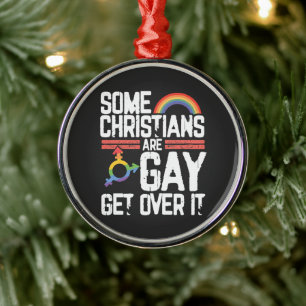 Adorno Metálico  Algunos cristianos son gays, superarlo