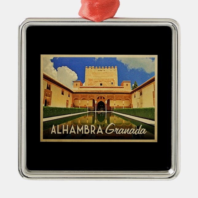 Adorno Metálico Alhambra Granada España (Frente)