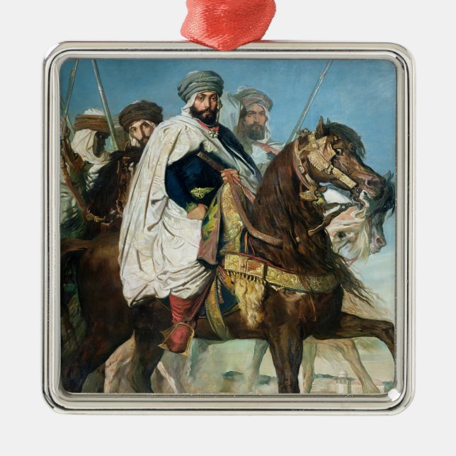 Adorno Metálico Ali Ben Ahmed, el califa pasado de Constantina (Frente)