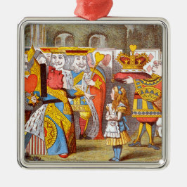 Adorno Metálico Alicia en el patio de la Reina 2