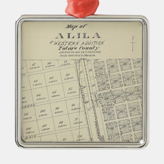 Adorno Metálico Alila (Frente)