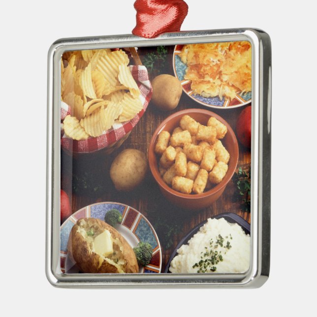 Adorno Metálico Alimentos de papa (Izquierda)