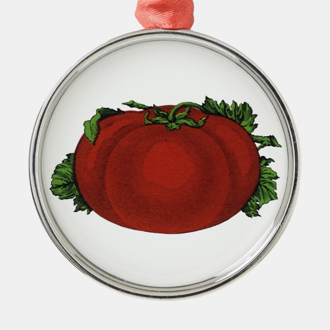 Adorno Metálico Alimentos para la cosecha, tomate, verduras y frut (Frente)