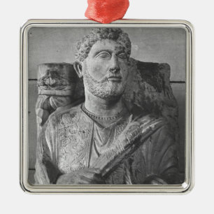 Adorno Metálico Alivio funerario de Jarhai, del Palmyra, Siria
