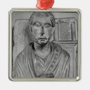 Adorno Metálico Alivio funerario de Marco J. Aristides