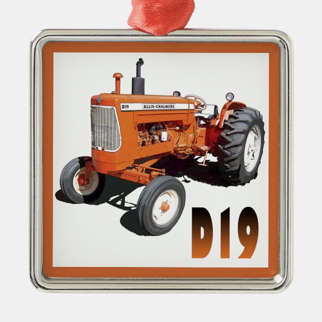 Adorno Metálico Allis-Chalmers D19 (Frente)