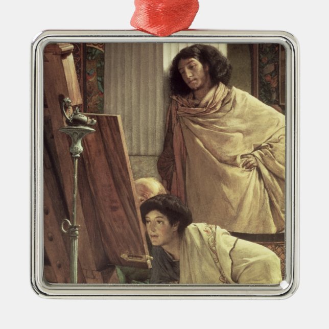 Adorno Metálico Alma-Tadema el | una visita al estudio, 1873 (Frente)