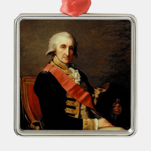 Adorno Metálico Almirante George Brydges Rodney 1791