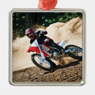 Adorno Metálico almohada de motocross