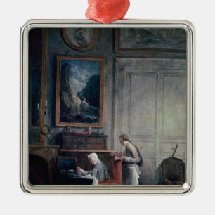 Adorno Metálico Almuerzo de señora Geoffrin