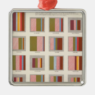 Adorno Metálico Alojamiento de la iglesia, litografía estadística