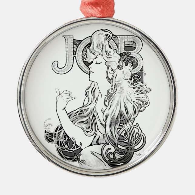 Adorno Metálico Alphonse Mucha JOB ISOGS (Frente)
