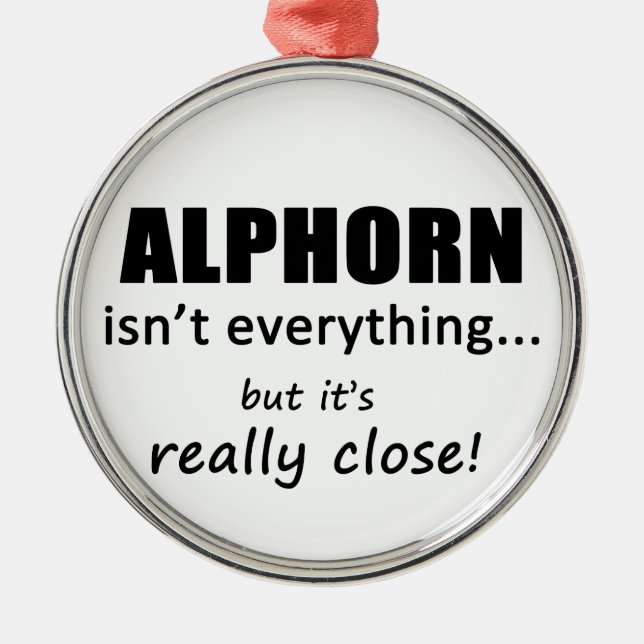 Adorno Metálico Alphorn no lo es todo (Frente)
