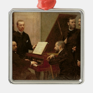 Adorno Metálico Alrededor del piano, 1885