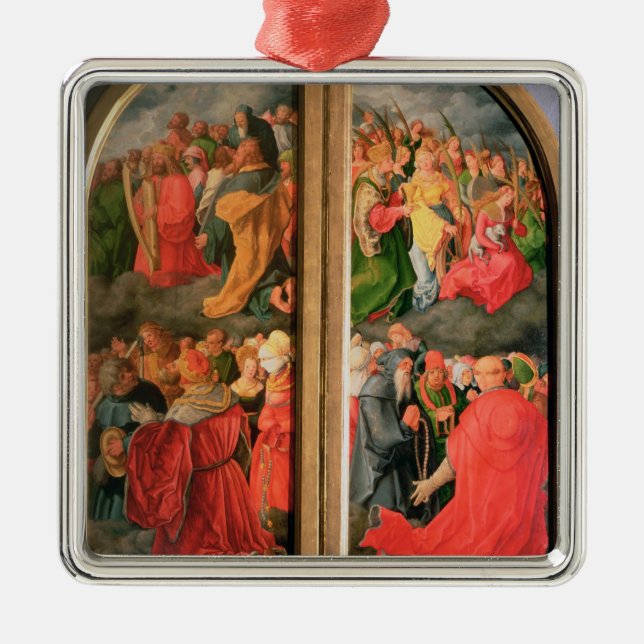 Adorno Metálico Altarpiece del Día de Todos los Santos (Frente)