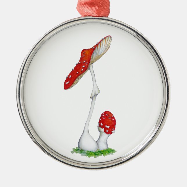 Adorno Metálico Amanita muscaria (Frente)