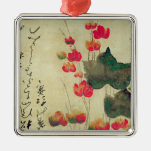 Adorno Metálico Amapolas