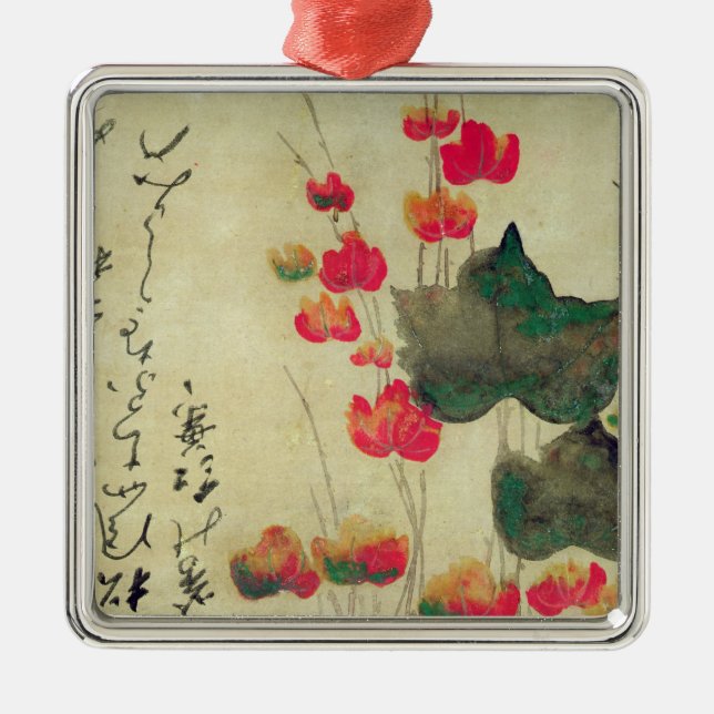 Adorno Metálico Amapolas (Frente)