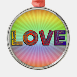 ADORNO METÁLICO AMAR PALABRAS