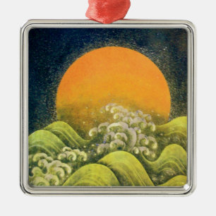 ADORNO METÁLICO AMATERASU , SUN GODDESS