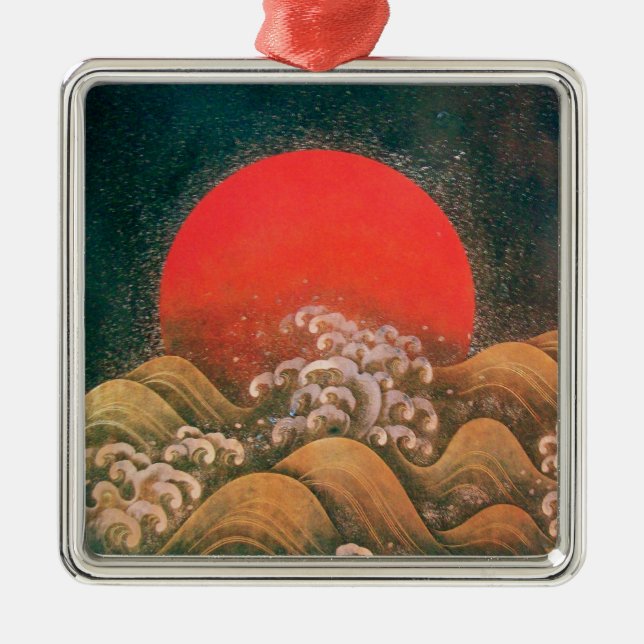 Adorno Metálico AMATERASU , SUN GODDESS Heart (Frente)