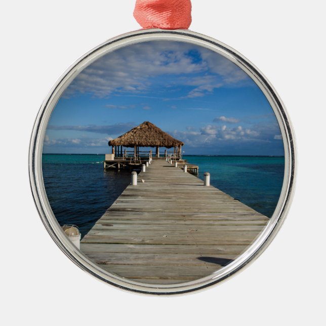 Adorno Metálico Ambergris Caye Belize (Frente)