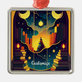 Adorno Metálico Ámbito Mágico De Los Libros