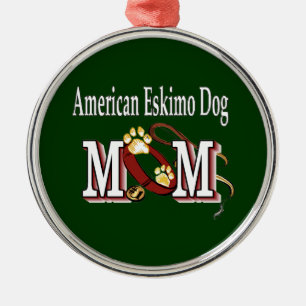 Adorno Metálico American Eskimo Dog MOM