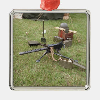 Adorno Metálico Ametralladora de la Segunda Guerra Mundial