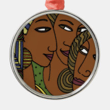 Amigos afroamericanos de la hermana de las mujeres