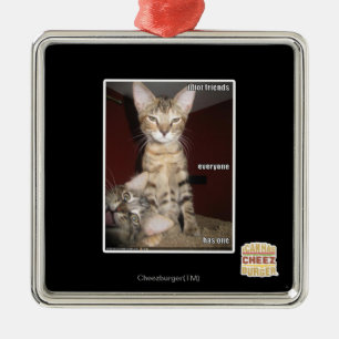 Adorno Metálico Amigos del idiota