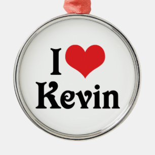 Adorno Metálico Amo a Kevin