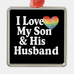 Adorno Metálico Amo a mi hijo y a su esposo DERECHOS GAY LGBTQ+ ma