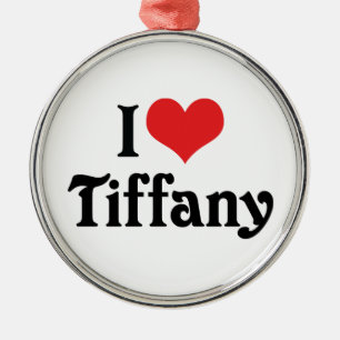 Adorno Metálico Amo a Tiffany