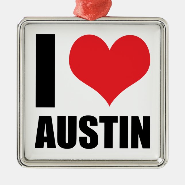 Adorno Metálico Amo Austin (Frente)