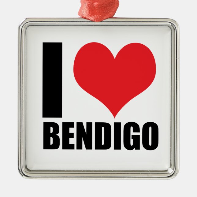 Adorno Metálico Amo Bendigo (Frente)