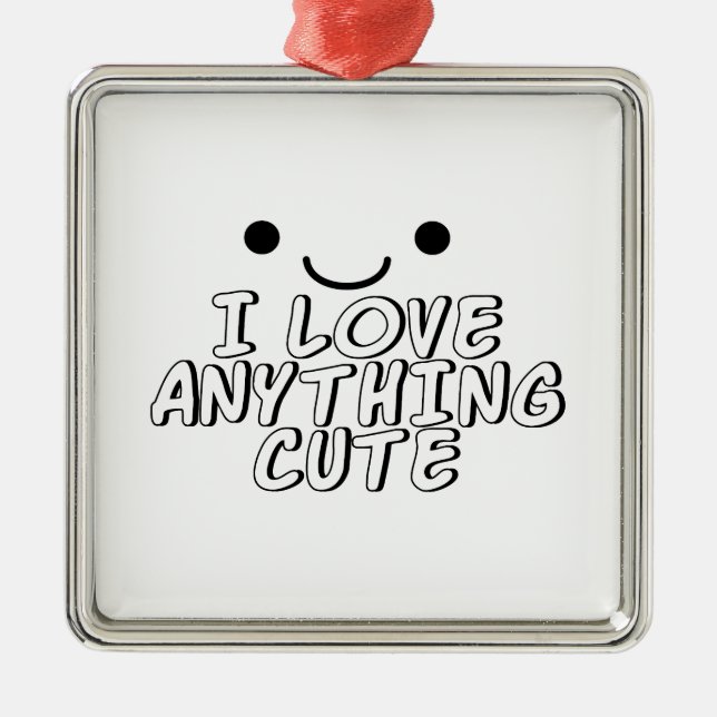 Adorno Metálico Amo Cualquier Cosa (Frente)