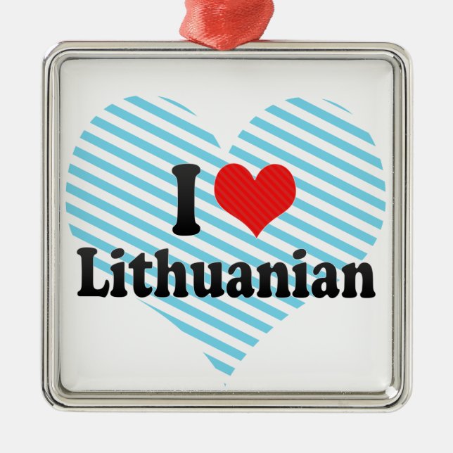Adorno Metálico Amo Lithuanian (Frente)