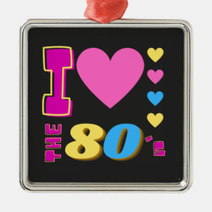 Adorno Metálico Amo los 80
