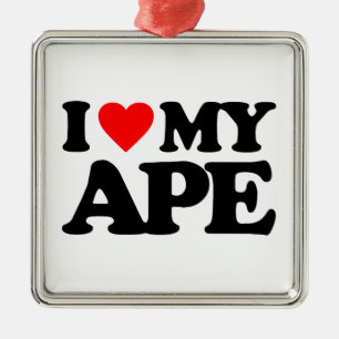 ADORNO METÁLICO AMO MI MONO