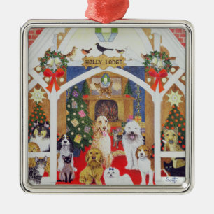 Adorno Metálico Amor de la casa de campo del acebo