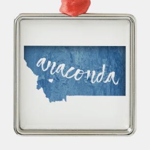 Adorno Metálico Anaconda Montana Grano de Madera