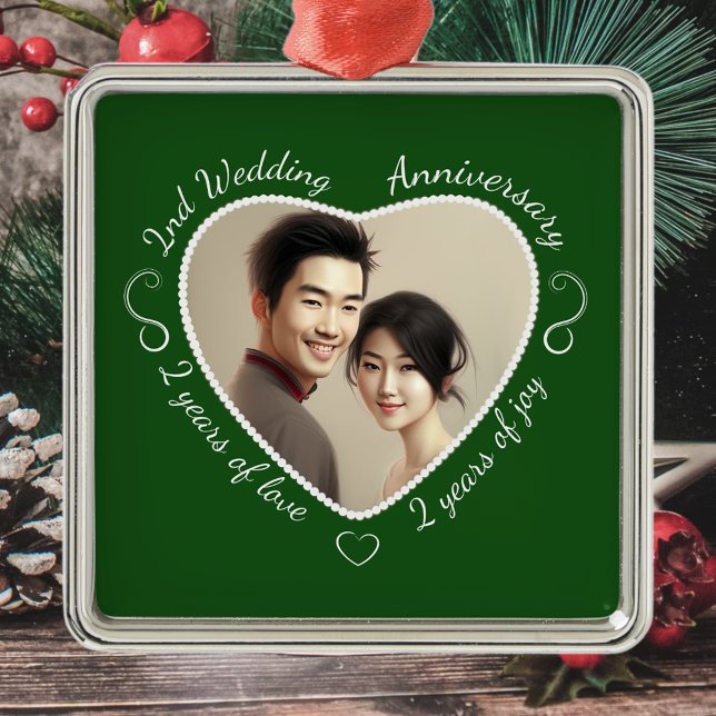 Adorno Metálico Añadir tu foto al segundo aniversario (Subido por el creador)