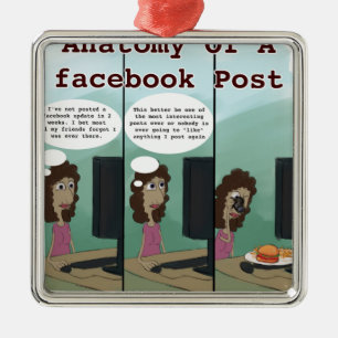 Adorno Metálico Anatomía de una publicación divertida en Facebook