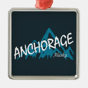 Adorno Metálico Anchorage Alaska