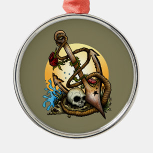 Adorno Metálico Anclado