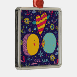 Adorno Metálico Anclaje del tema marino Pescado Starfish Hipomposo