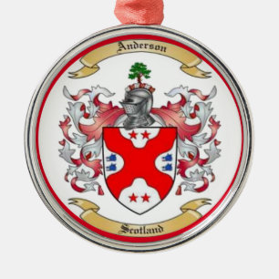 Adorno Metálico Anderson Family Crest*