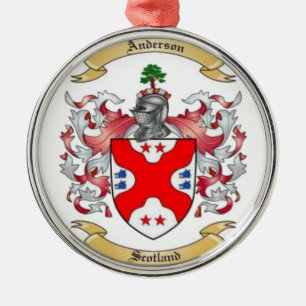 Adorno Metálico Anderson Family Crest*