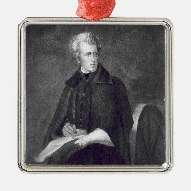 Adorno Metálico Andrew Jackson, séptimo presidente de los Estados  (Frente)